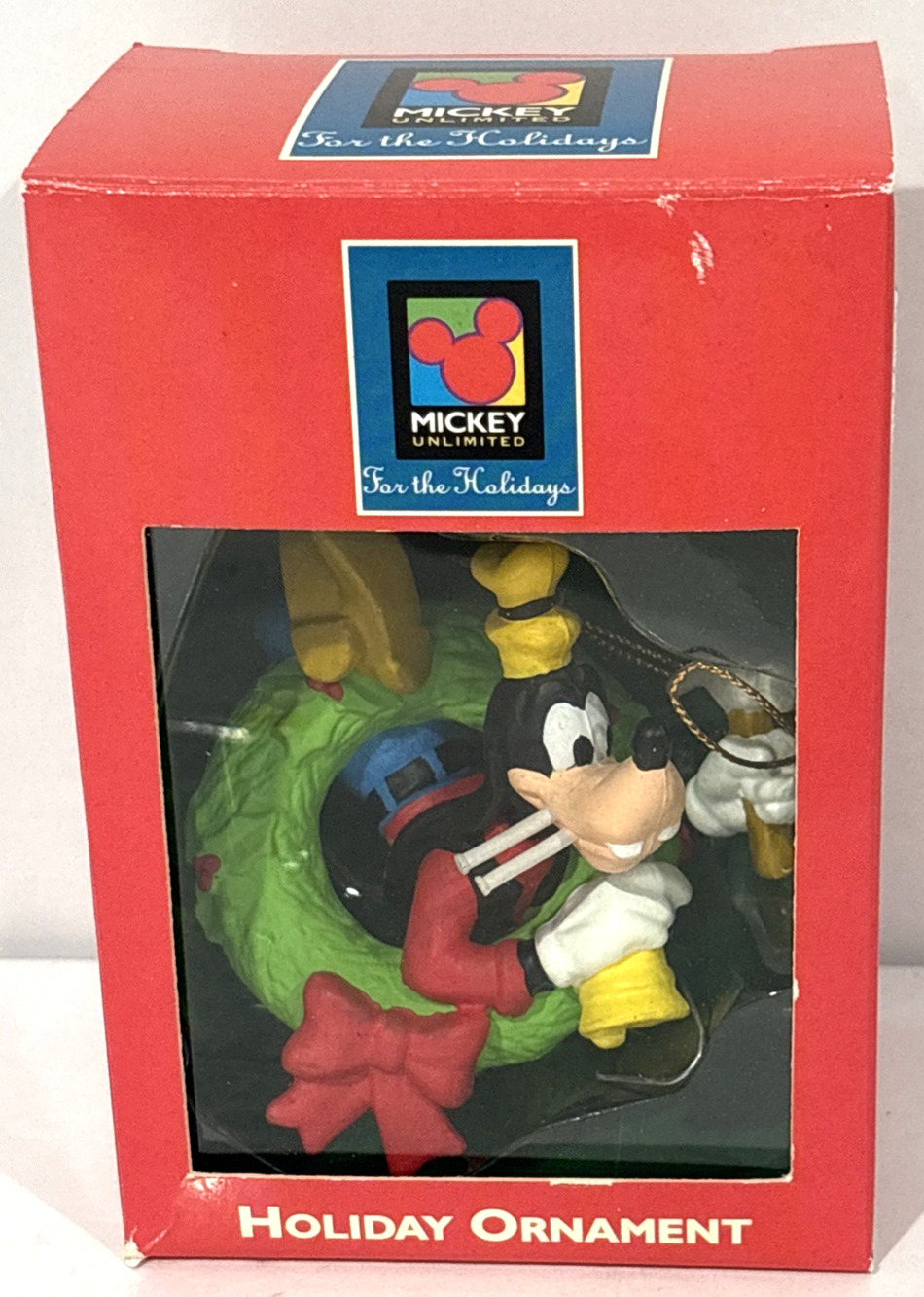 Vintage Disney Mickey Unlimited Goofy Christmas Ornament 1998 Holiday Decor